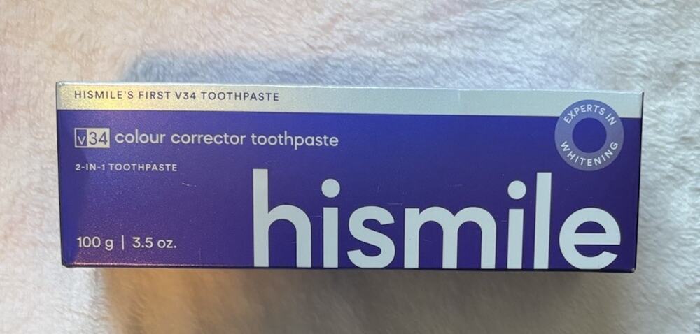 Hismile V34 Colour Corrector Peroxide-Free Whitening Toothpaste Mint 100g